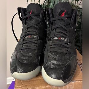 Nike Air Jordan Jumpman Two Trey Black University Red Shoes